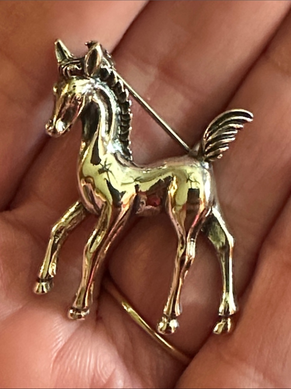 Vintage Beau sterling silver horse brooch a timeless piece for your collection!